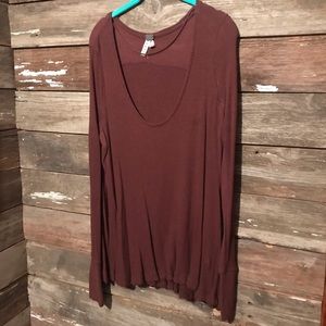 FP Maroon long sleeve